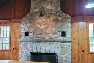 Spring Grove Park Picnic Building - Fireplace